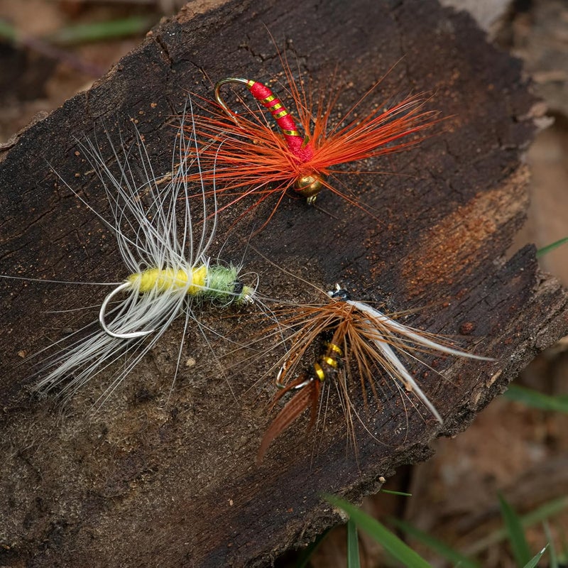 Goture Fly Fishing Flies Kit, 30pcs Dry Wet Flies Streamers Nymphs Fly Fishing Lures Assortment Kit for Bass Trout Steelhead Salmon, Gifts for Men - Image 5